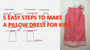 Try to start sewing with one of those patterns, and you are likely make the process easy on yourself by starting with a quality pattern/tutorial. How To Make Pattern And Sew A Simple Pillowcase Dress For Little Girls Using Portable Mini Sewing Ma Youtube