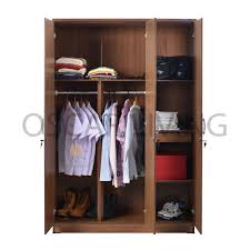 Harga lemari penyimpanan baju portabel bongkar pasang 8 atau 12 pintu. Olympic G Star Luna Brown Lemari Pakaian 3 Pintu Gantungan Baju Kaca Khusus Jabodetabek Shopee Indonesia