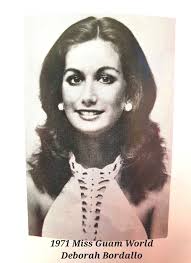 Our 1st Miss Guam World 1971 Miss Deborah Bordallo of Yona Guam. She was a  semifinalist at Miss World 1971 in London England.🇬🇺 🇬🇧
