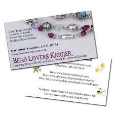 Pngtree offers jewelry business card png and vector images, as well as transparant background jewelry business card clipart images and psd files. Awesome Business Cards For A Fresh New Look Bead Lovers Korner Blog