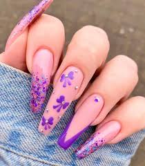 Searching for purple acrylic nails at discounted prices? 30 Simple Acrylic Nail Ideas In 2020 Purple Acrylic Nails Simple Acrylic Nails Long Acrylic Nails