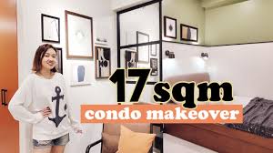 Designing for small space condos. Simple Studio Unit Makeover Smdc 21 Sqm Unit Scandinavian Inspired By Elle Uy Youtube