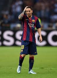Manchester united captain harry maguire to bt sport: Lionel Messi 2015 Champions League Final
