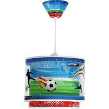 voetbal lamp jongenskamer groen rood blauw lampen kinderkamer kinderkamer verlichting en lampen