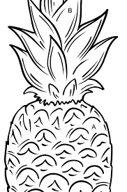 May yield 1 item each. Pineapple Coloring Page Online And Print Free