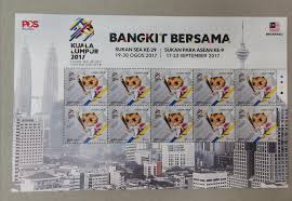 Khairy jamaluddin, di pusat pelawat royal selangor hari ini. Kl Sukan Sea Ke 29 Complete Stamp Sheetlet Set With Exclusive Folder Year 2017 Antiques Stamps On Carousell