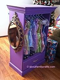 Dress Up Armoire As Seen On Pinterest About Family Crafts Dress Up Closet Kids Room Cheap Dresser