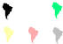 South America Clipart Black And White