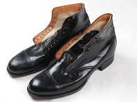 Las mejores ofertas en Calzado Vintage Negro Botas De Cuero ...