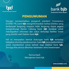 Bank Bjb Siap Mengambil Langkah Kebijakan Yang Dikeluarkan Perseroan Bijak Keuangan Pemerintah