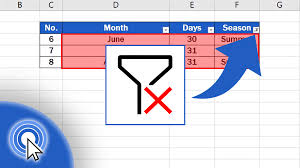 Click on the arrow in the value column, and select number filters. How To Clear Or Remove Filter In Excel