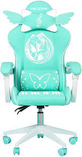Maybe you would like to learn more about one of these? Amazon Com Lxftk Gaming Chair Pink Girls Cute Gaming Game Seat Reclining Lift Computer Chair Anchor Chair Office Boss Chair Home Stylish And Comfortable Cyan Furniture Decor