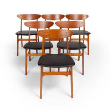Vintage Danish Modern Farstrup Mobelfabrik Teak Danish Modern Dining Chairs 1960s Set Of Six On Chai Dining Chairs Modern Dining Danish Modern Dining Chair
