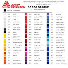 Avery 700 Vinyl Color Chart Www Bedowntowndaytona Com