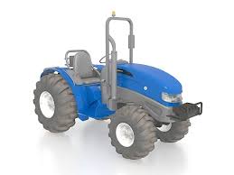 Blue Tractor 3d Model Tractors 3d Model Model
