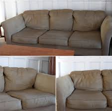 look of her saggy couch so she fixed