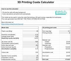 So take a sit and watch all my failures in 3d printing world. How Much Does 3d Printing Cost 3d Printing Price Calculator Bitfab