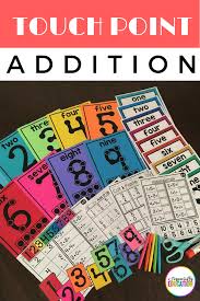 Math flash cards for various math activities and challenging math worksheets designed to engage. Touch Number Addition Touch Math Touch Math Printables Touch Point Math