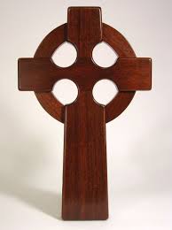 Large Irish Celtic Cross Wall Hanging Mahogany Wood For Church Or Home Art Decoration Wall Crosses Wooden Art Celtic Cross