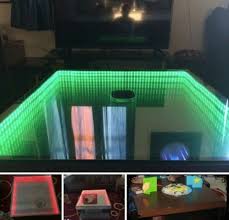 Lastly is to assemble the infinity mirror coffee table. 10 Gorgeous Diy Infinity Tables You Will Want To Build Right Away Diy Crafts