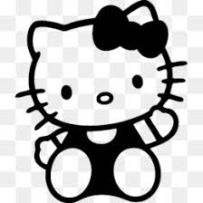 Hello kitty black and white. Book Black And White