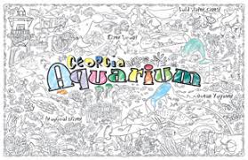 2560 x 2560 jpeg 2088 кб. Georgia Aquarium Giant Coloring Poster Includes Crayons