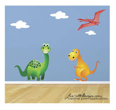 Dinosaur Wall Decalkids Wall Decalchildrens Dinosaur Wall Etsy Fabric Wall Decals Dinosaur Wall Decals Nursery Wall Decals
