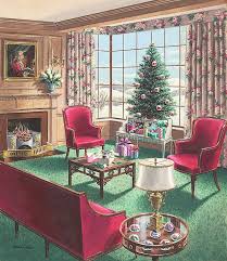 Check spelling or type a new query. Illustration Of A Christmas Living Room Scene By Urban Weis Christmas Living Rooms Living Room Illustration Holiday Living Room