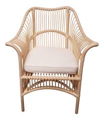 montserrat rattan lounge chair by palu on chairish com rattan lounge chair wicker chairs chair