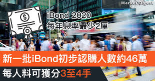 See more of ibond 通脹掛鈎債券 認購攻略 資訊關注小組 fans page on facebook. Ibond 2020 æ–°ä¸€æ‰¹ibondåˆæ­¥èªè³¼äººæ•¸ç´„46è¬ æ¯äººæ–™å¯ç²åˆ†3è‡³4æ‰‹ Market Digest