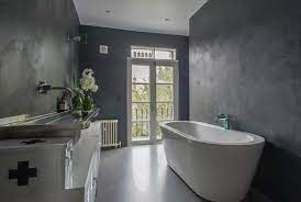 wandgestaltung bad ohne fliesen einen naturlichen look badezimmer fliesen badgestaltung graue wande
