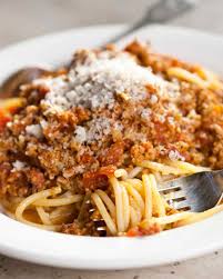 Martha 39 S Traditional Bolognese Sauce Recipe Calls For Half Ground Pork And Half Ground Beef It 39 Bolognese Sauce Recipe Italian Recipes Bolognese Recipe