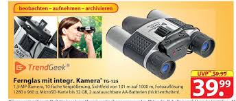 In unserer mediathek finden sie separate videos zu den verschiedenen tarifthemen: Trendgeek Fernglas Mit Integr Kamera Tg 125 Angebot Bei Famila Nordwest