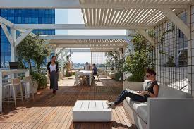 The city has even closed certain streets to make room for more patio dining. Rooftop Office Vondom Rooftop Design Rooftop Patio Design Rooftop Terrace Design