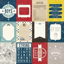 Pinstripes Echo Park Paper Journal Cards Cards