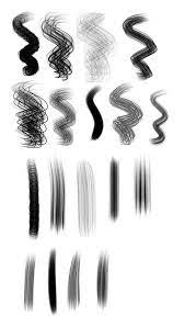 Free Procreate Hair Brush Set Hair Brush Set Free Procreate Procreate Brushes Free