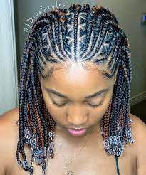 Tribal feed in braids with cords. 30 Stunning Fulani Braids Ideas For 2021 Hair Adviser