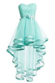 Short Front Long Back Pretty Tulle Mint Homecoming Dresses K288 Abiti Vestiti Idee Vestito