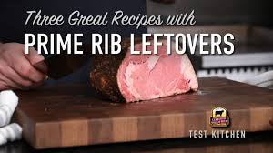 Leftover prime rib recipes / leftover prime rib roast beef stew (crock pot or slow. What To Do With Prime Rib Leftovers Youtube