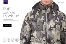 Puff Jacket Mock Up Jackets Mockup Mockup Design