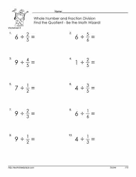 Next, reverse the numerator and denominator of the fraction you're dividing the whole number with. Divide Fractions By Whole Number 4 Worksheets
