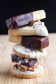Chocolate Dipped Shortbread Cookies Three Ways Easy Dessert Recipe Recipe Dessert Recipes Easy Easy Desserts Cookie Recipes