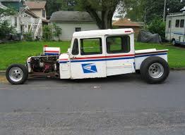 Us Mail Truck Mail Truck Weird Cars Rat Rod