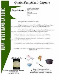 Gratin Dauphinois Express Tupperware Recette Tupperware Recette Tuperware Recette Gratin Dauphinois