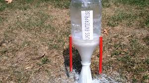 What ratio of baking soda to vinegar gives off the best explosion? Homemade Rocket With Vinegar And Baking Soda Stem Little Explorers