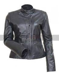 The Mentalist Teresa Lisbon Black Leather Jacket Leather Jacket Celebrities Leather Jacket Celebrity Jackets