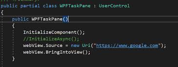 The webview2 has an executescriptasync method that allows you to. Webview2 In Wpf Vsto Addin Does Not Load Issue 505 Microsoftedge Webview2feedback Github