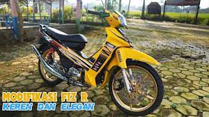 Video modifikasi motor poswan, modif poswan terbaru, modifikasi fiz r ke velg, body, bukan konsep trail melainkan konsep cat. Review Modifikasi Fiz R Harian Semi Road Race Simple Look Youtube