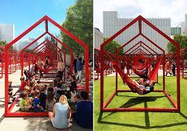 Mi Casa Your Casa Installation Parco Urbano Installazioni Artistiche Design Di Esterni