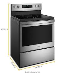 Whirlpool glass top stove replacement burners. Wfe550s0hz Whirlpool 5 3 Cu Ft Whirlpool Electric Range With Frozen Bake Technology Fingerprint Resistant Stainless Steel Manuel Joseph Appliance Center